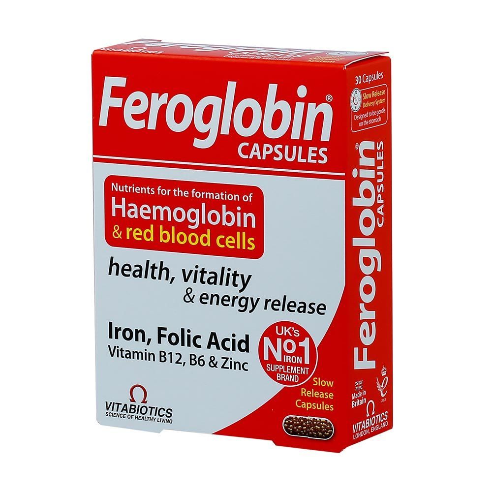 Vitabiotics Feroglobin B12 Capsules 30&#039;s