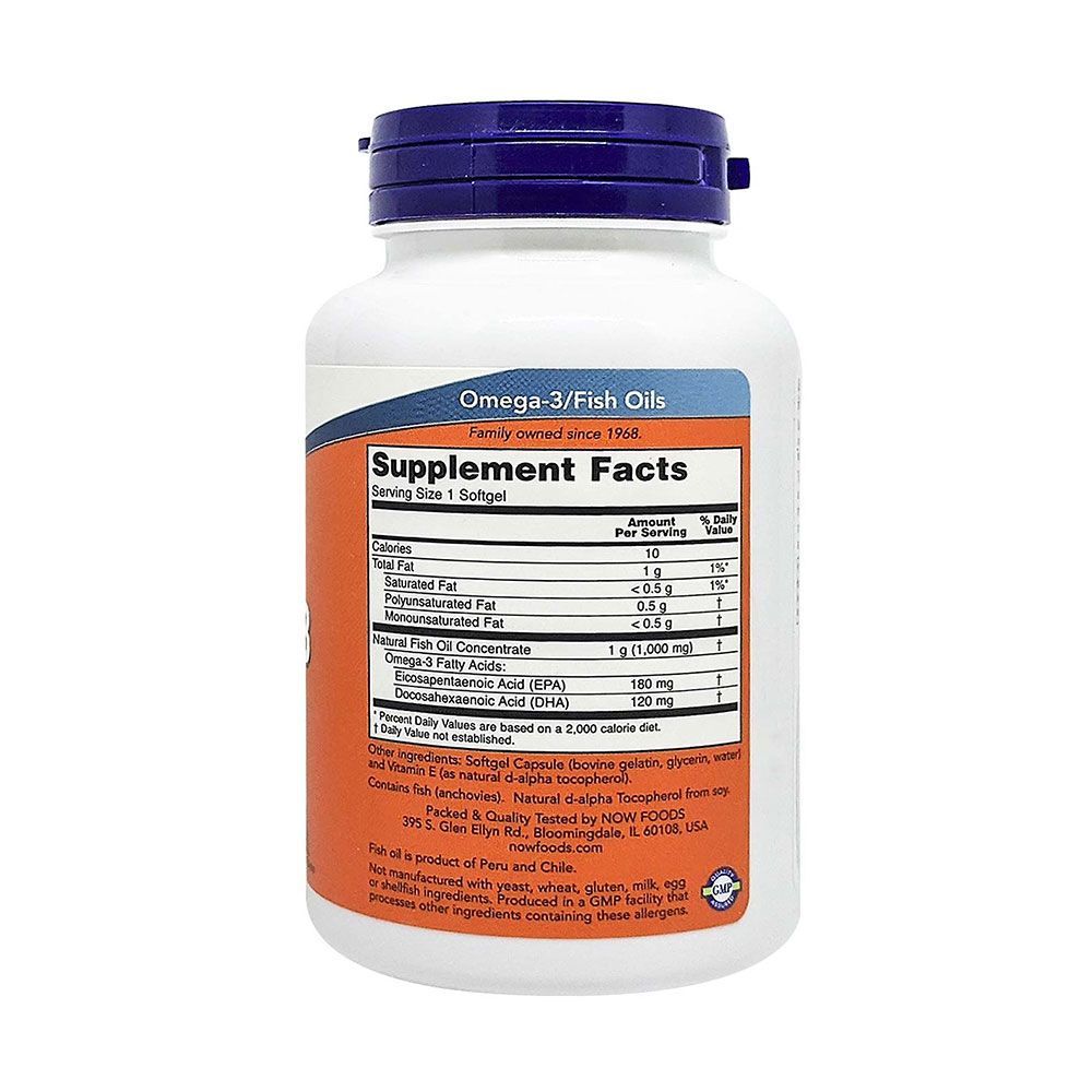 Now Omega-3 180EPA/120DHA Softgels 100&#039;s