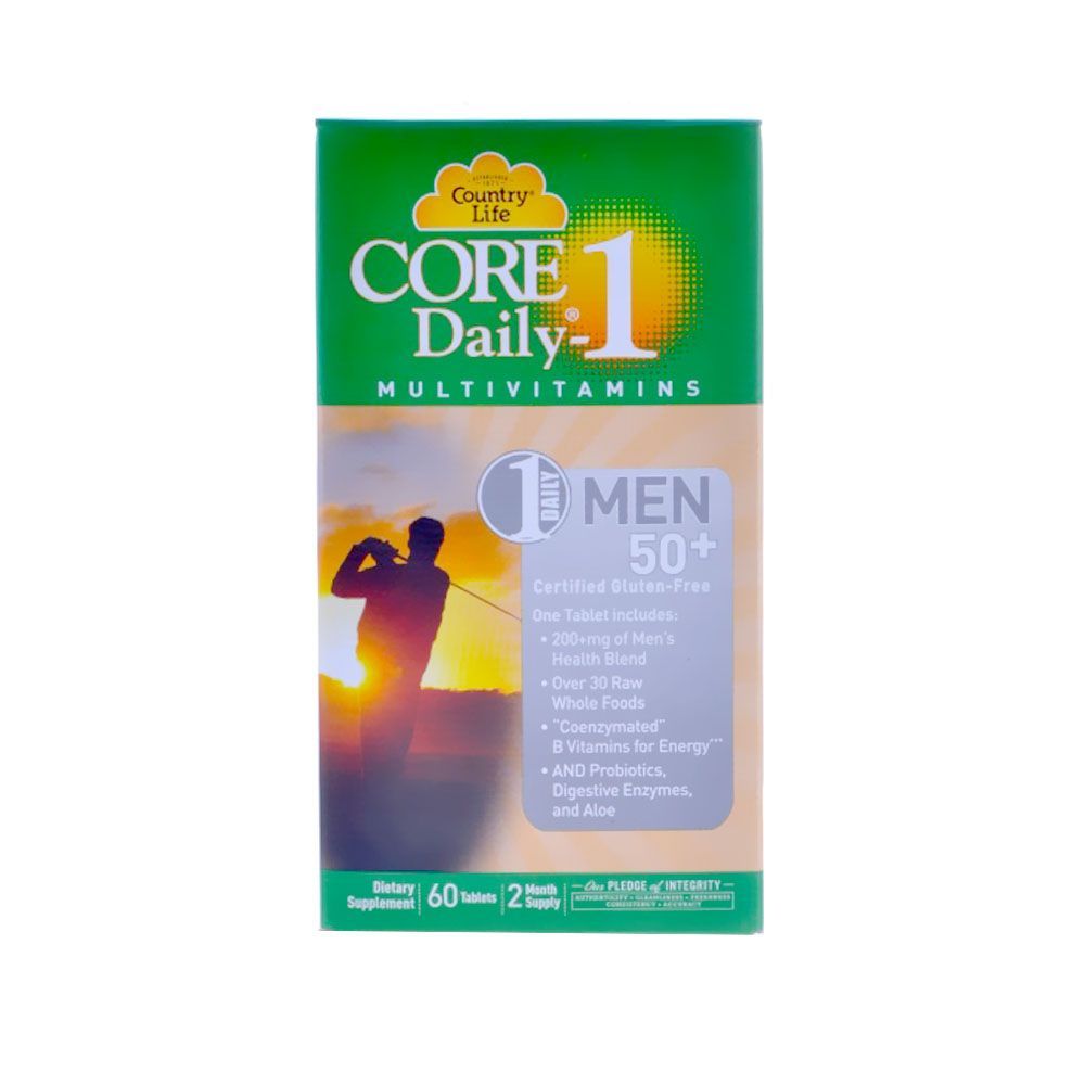 Country Life Core Daily-1 Men 50+ Tablets 60&#039;s