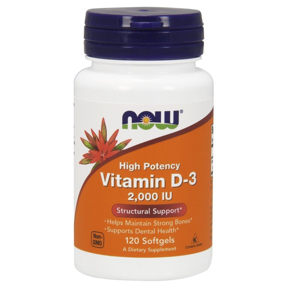 Now Vitamin D3 2000 IU Softgel 120&#039;s