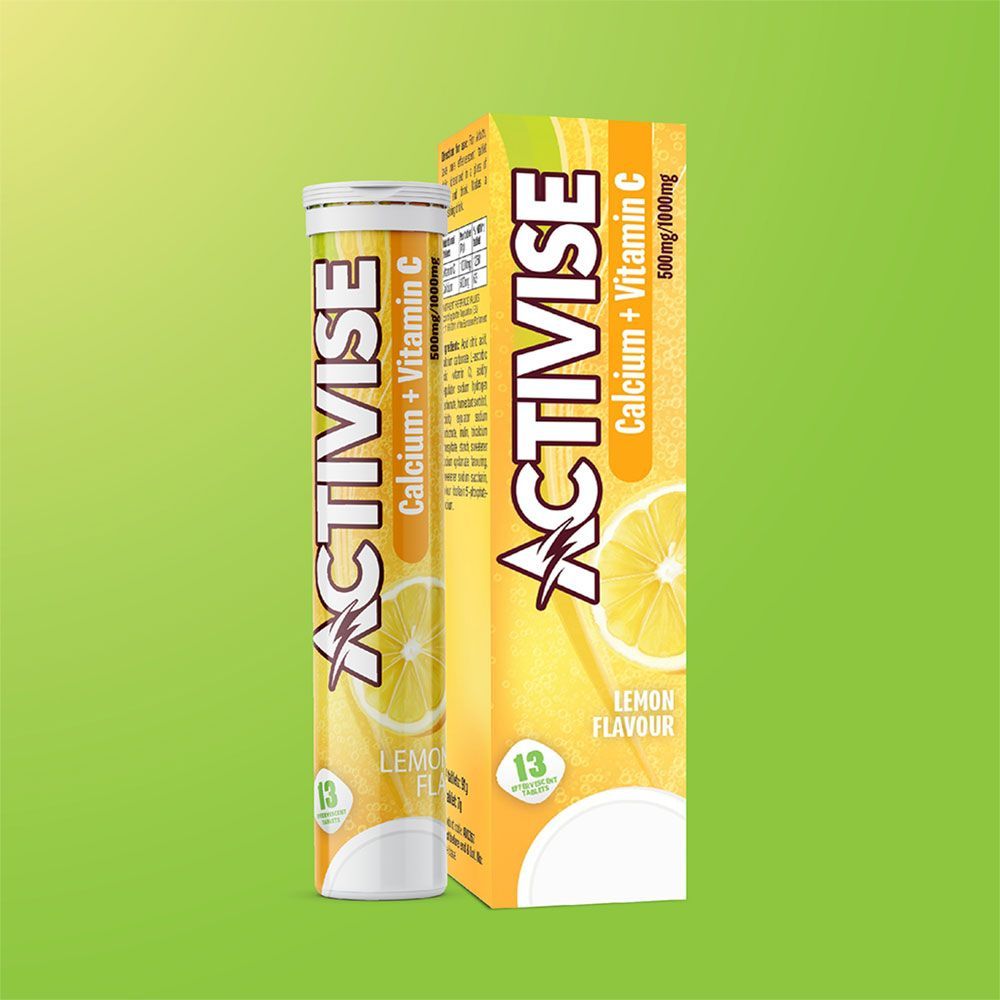 Activise Calcium + Vitamin C Lemon Flavor Effervescent Tablet 13&#039;s