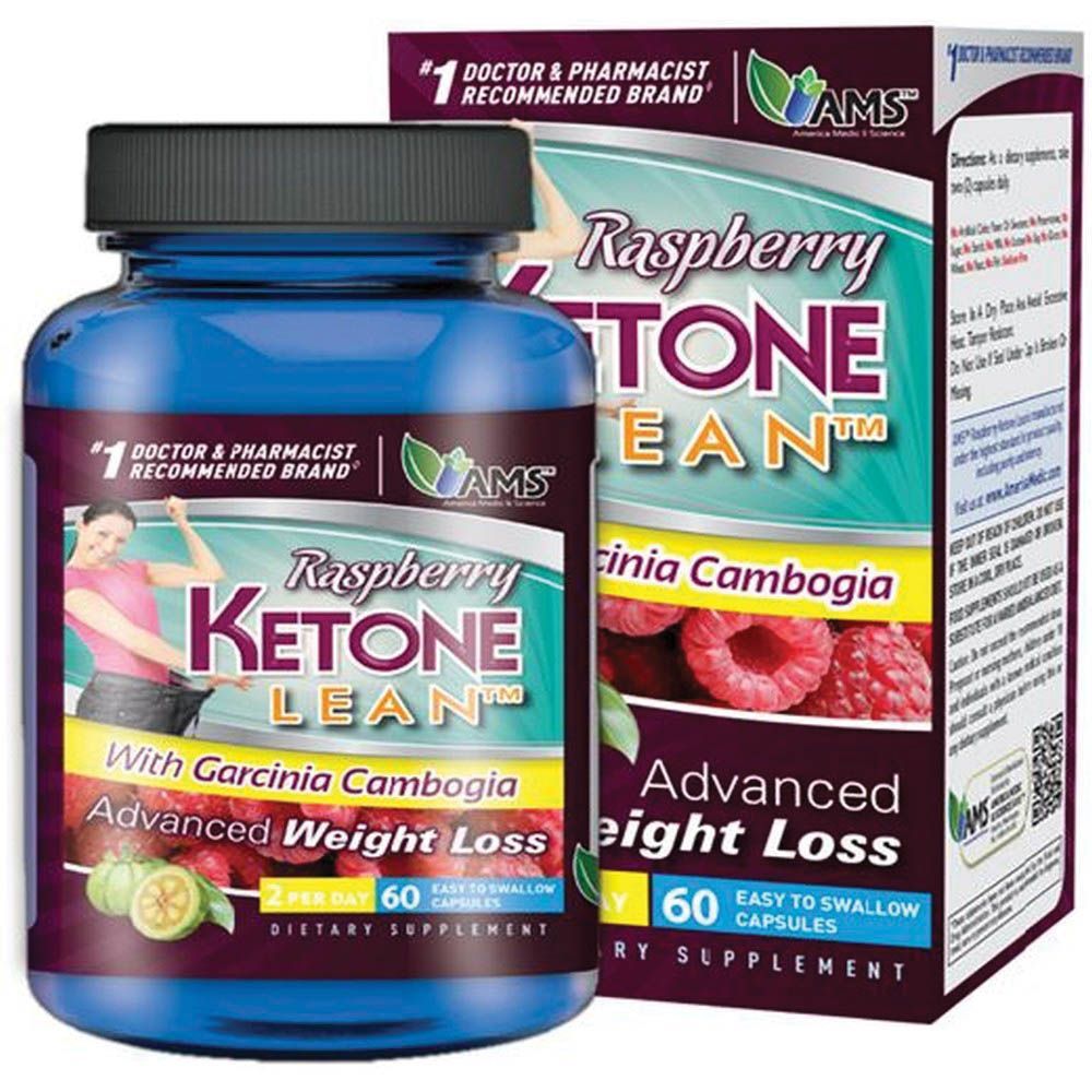 AMS Raspberry Ketone Lean With Garcinia Capsules 60&#039;s