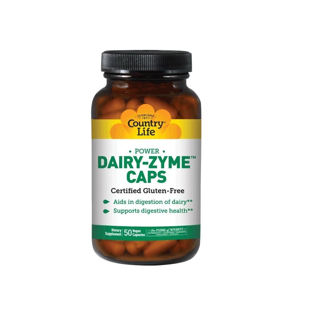 Country Life Power Dairy-Zyme Capsules 50 &#039;s