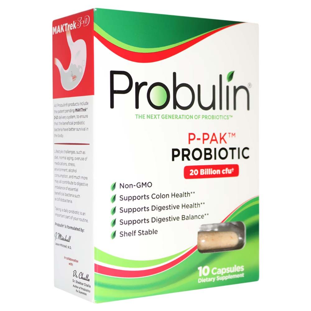 Probulin P-Pack Probiotic Capsules 10&#039;s