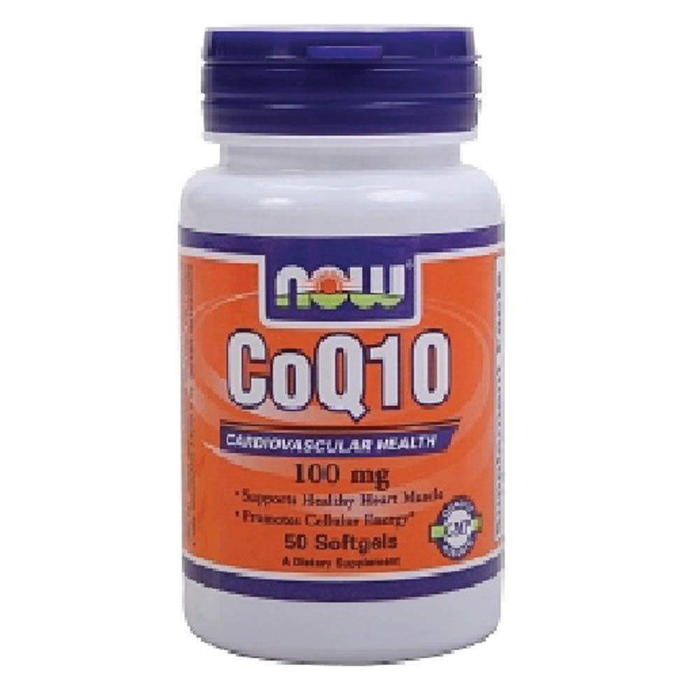 الآن CoQ10 100 مجم كبسولات هلامية 50 كبسولة