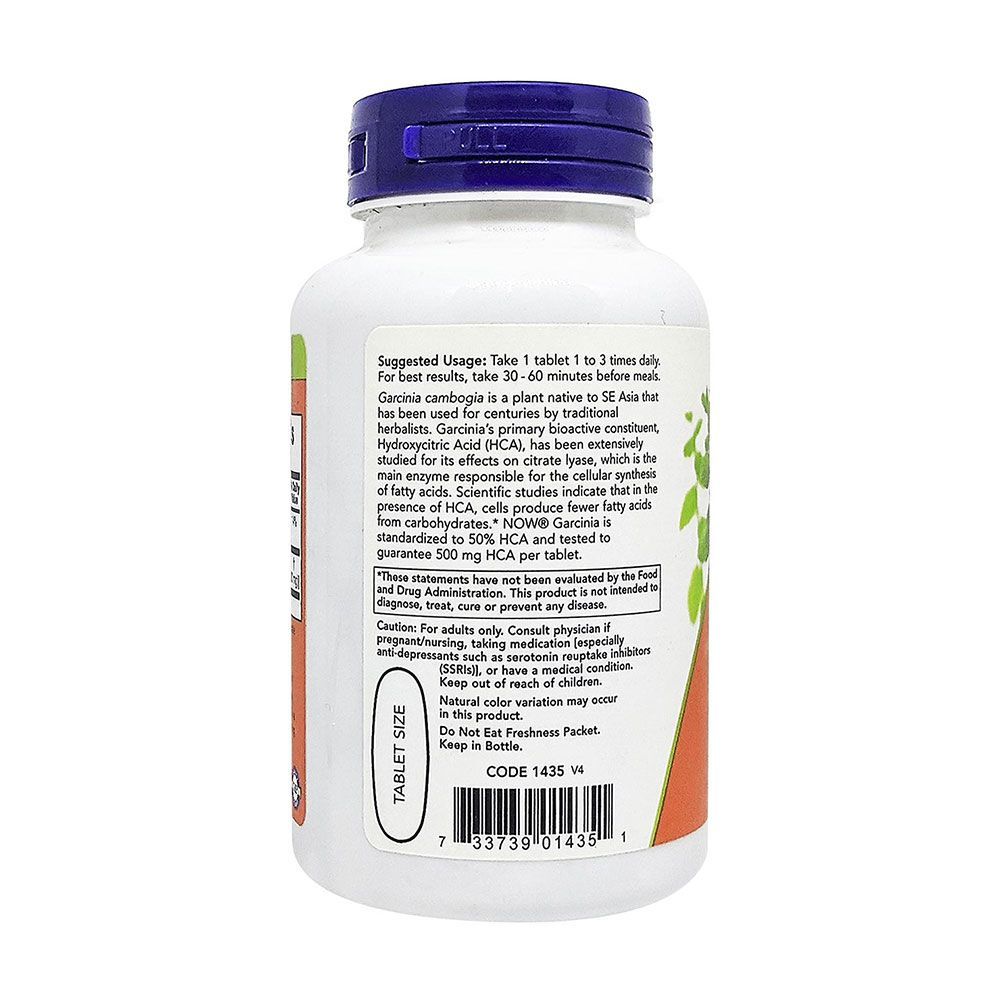 Now Garcinia 1000 mg Tablets 120&#039;s