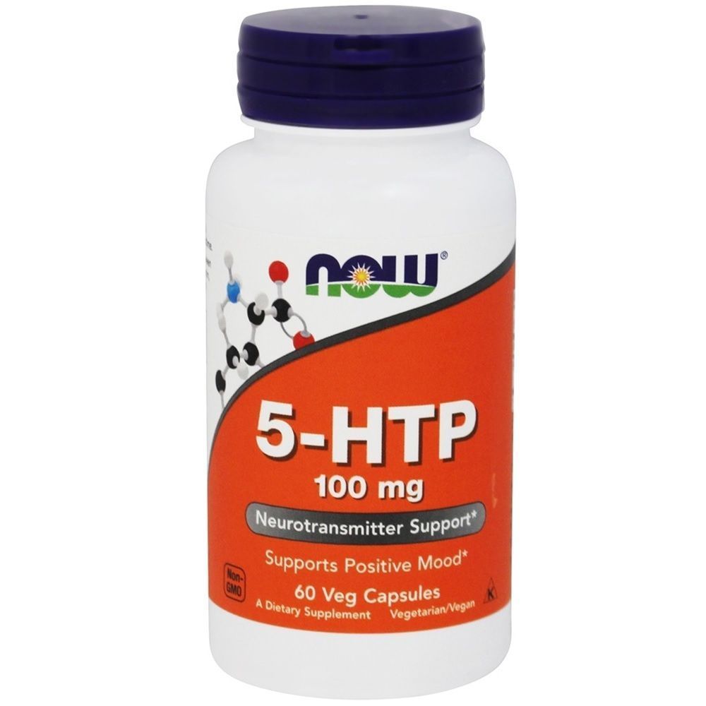 الآن 5-HTP 100 مجم كبسولات نباتية 60 كبسولة