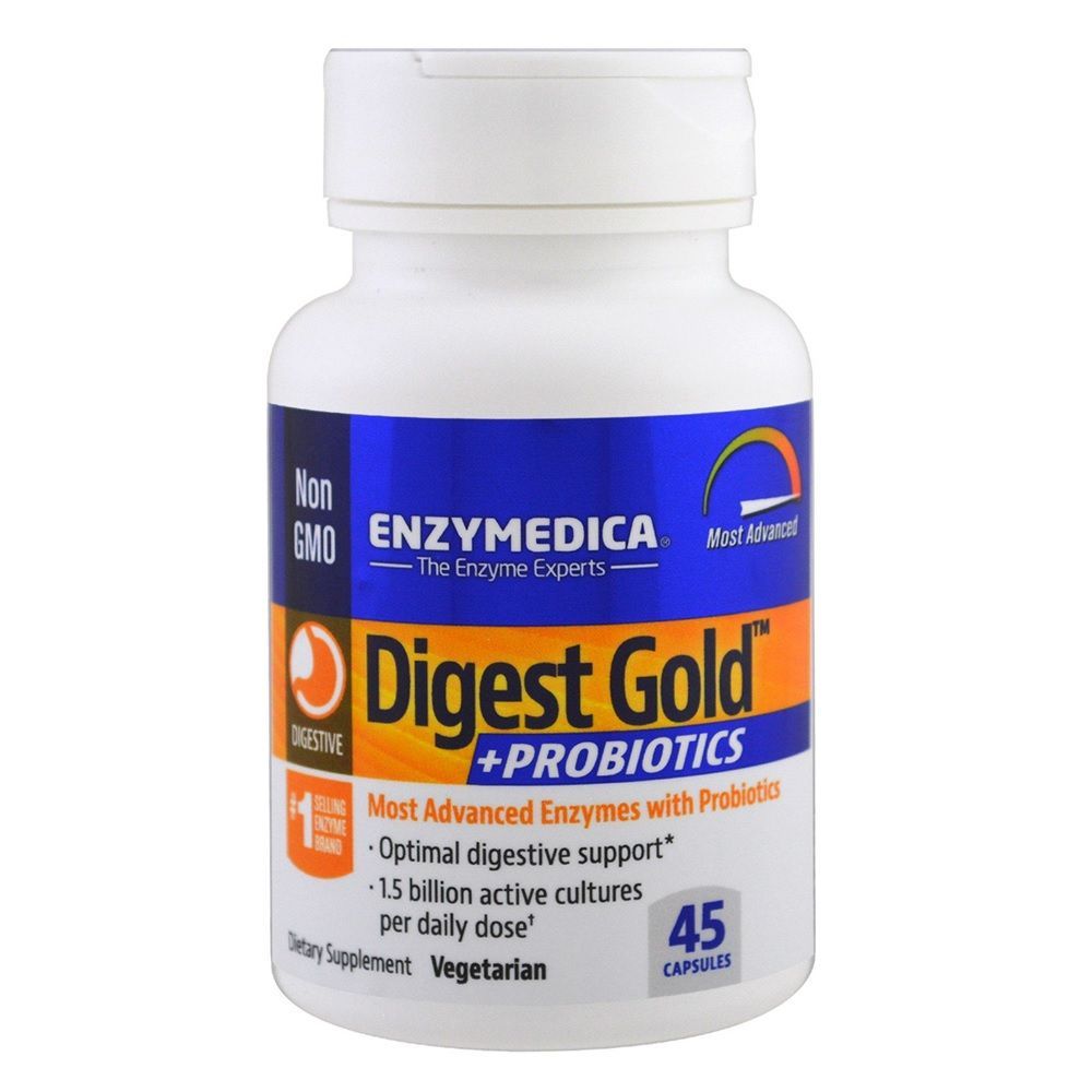 Enzymedica Digest Gold + Probiotics Capsules 45&#039;s