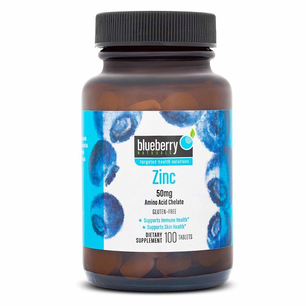 Blueberry Naturals Chelated Zinc 50mg Tab 100&#039;s + Buffered Quick C 1000mg Tab 60&#039;s + Echinacea 400mg Cap 100&#039;s