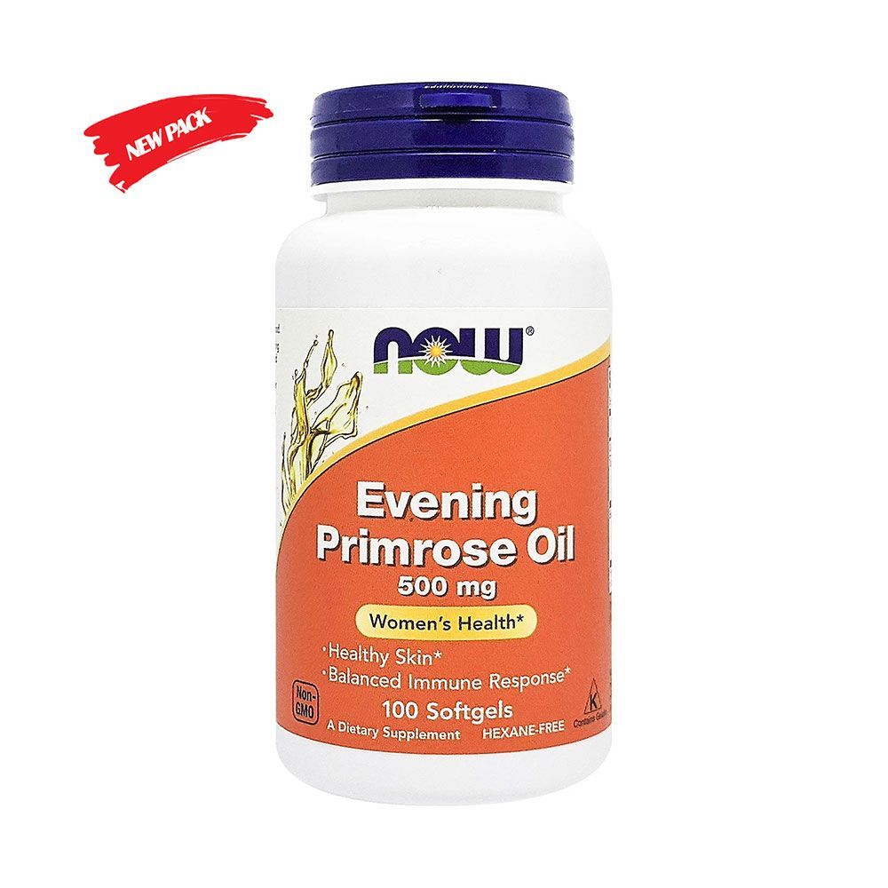 Now Evening Primrose Oil 500 mg Softgels 100&#039;s