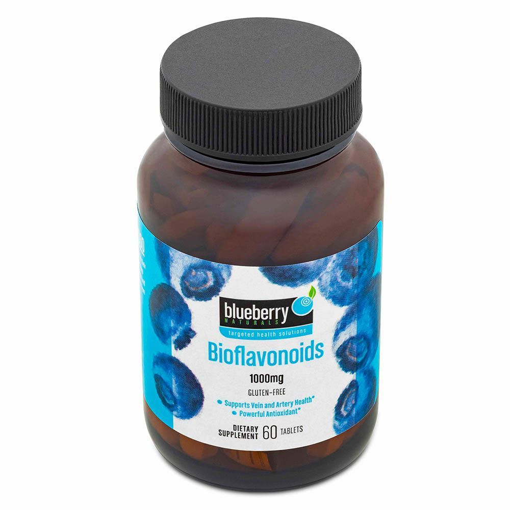 Blueberry Naturals Bioflavonoids 1000 mg Tablets 60&#039;s B0142