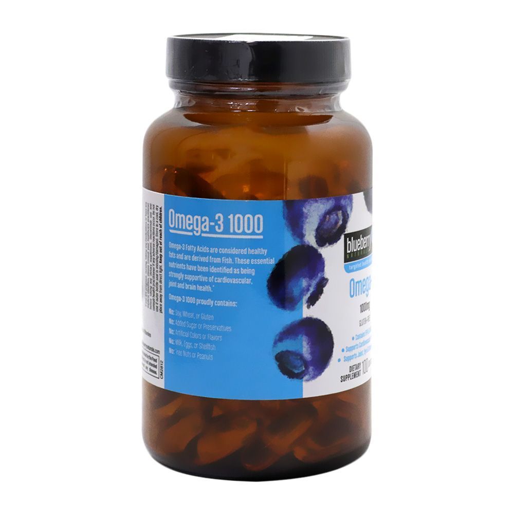 Blueberry Naturals Omega 3 1000 mg Softgel 100&#039;s