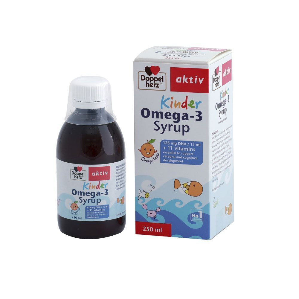 Doppelherz Aktiv Kinder Omega-3 Syrup 250 mL