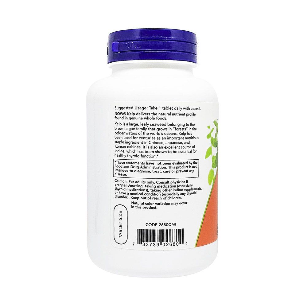 Now Kelp Iodine 150 mcg Tablets 200&#039;s