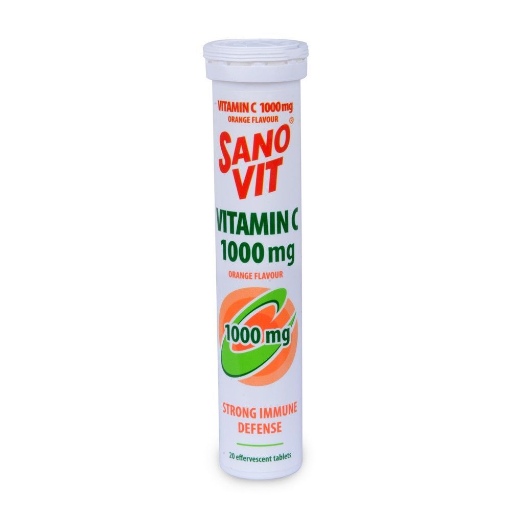 Sanovit Vitamin C 1000 mg Orange Effervenscent Tablets 20&#039;s