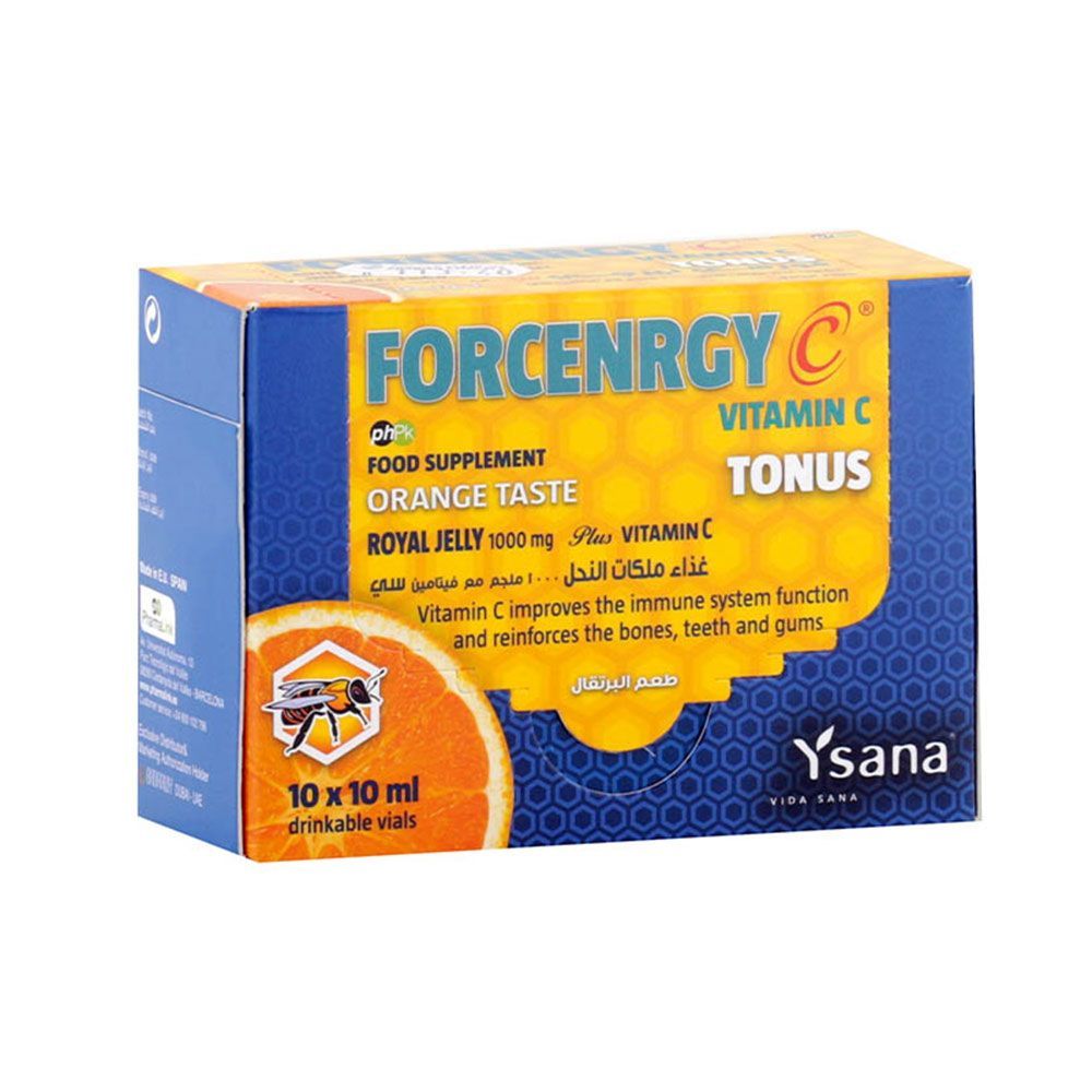 Forcenrgy C Vitamin C Tonus Drinkable Vials Orange 10 mL 10&#039;s