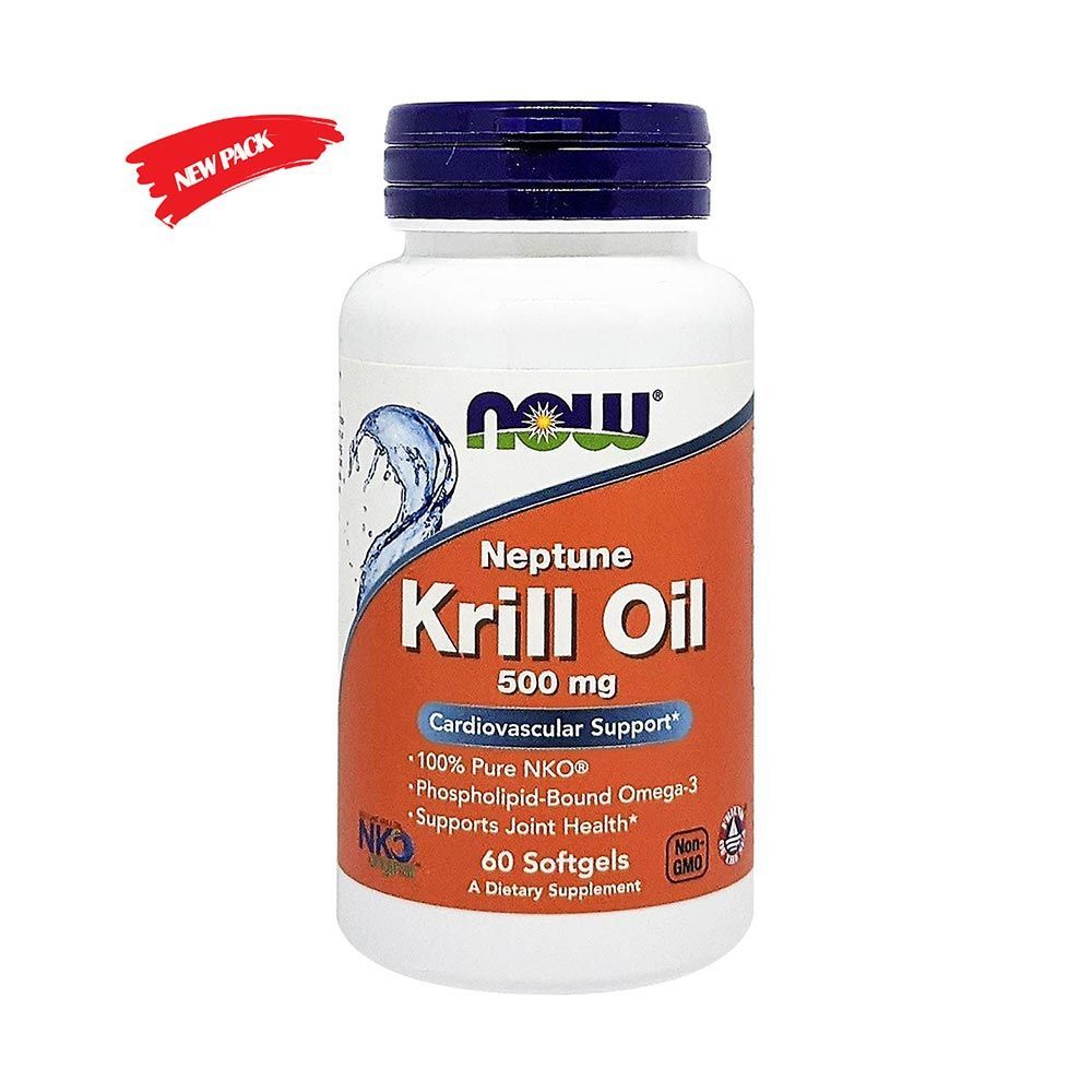 Now Neptune Krill Oil 500 mg Softgels 60&#039;s