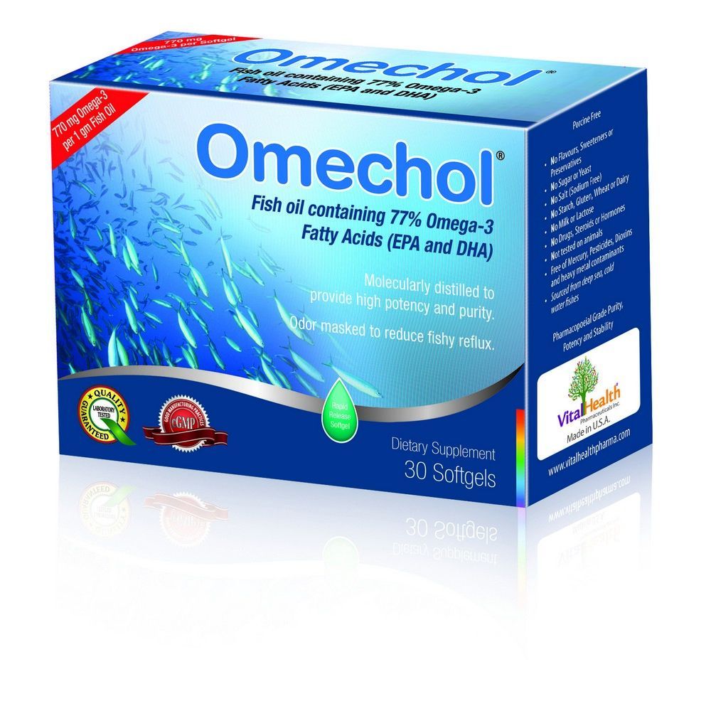 Vital Health Omechol Softgels 30&#039;s