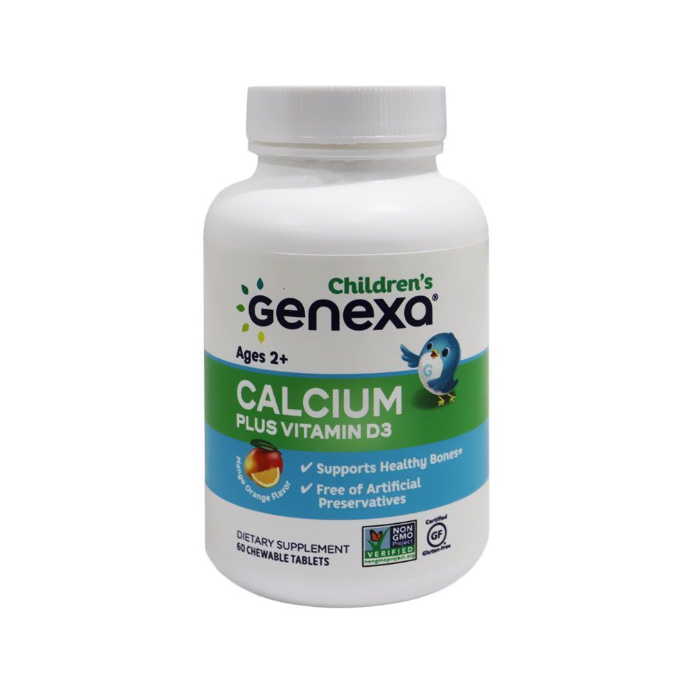 Genexa Calcium Plus Vitamin D3 for Children&#039;s Chewable Tablet 60&#039;s