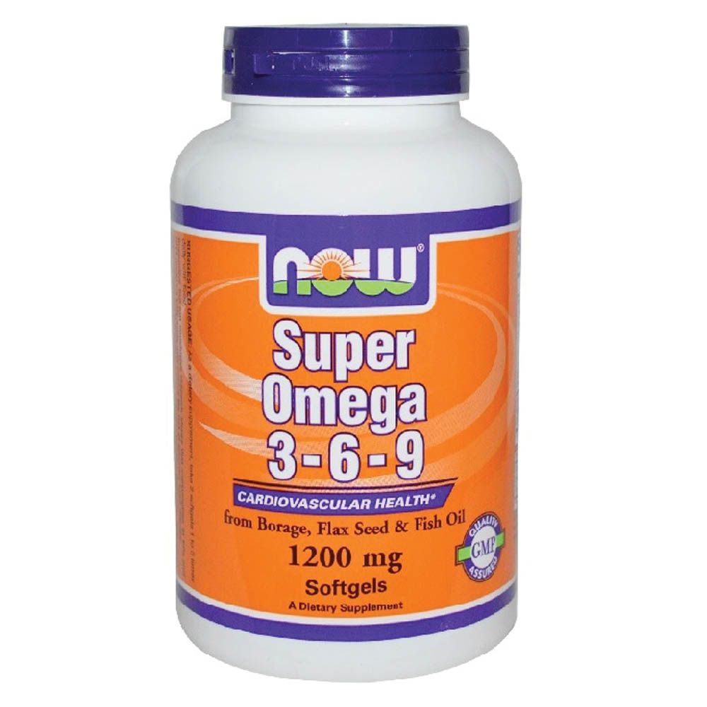 Now Super Omega 3-6-9 Softgels