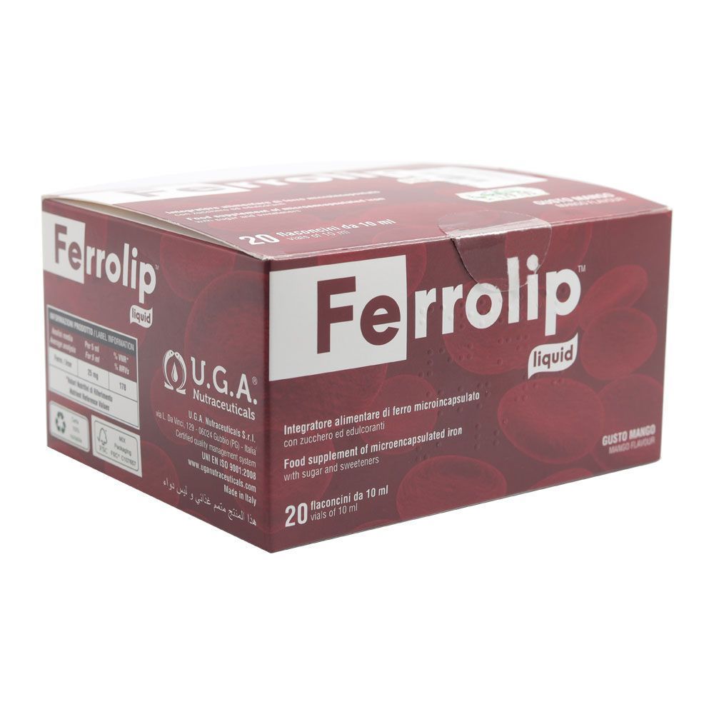 Ferrolip Oral Liquid Vials 10 mL 20&#039;s