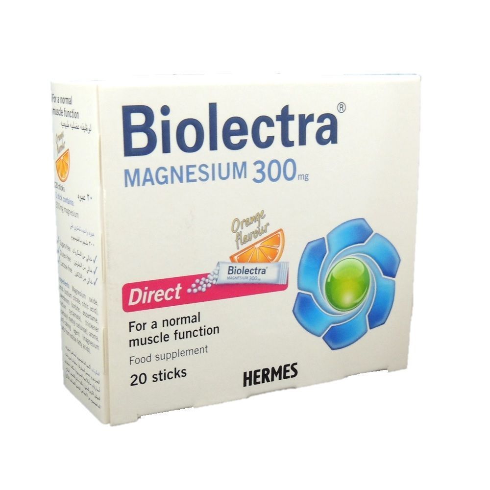 Hermes Biolectra Magnesium Direct 300 mg Sticks 20&#039;s