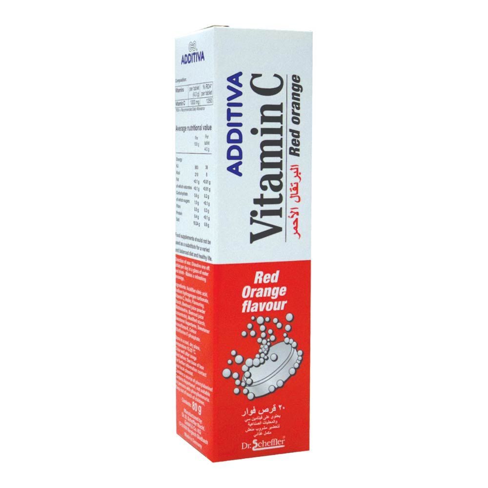 Additiva Vitamin C 1000 mg Effervescent Tablets 20&#039;s