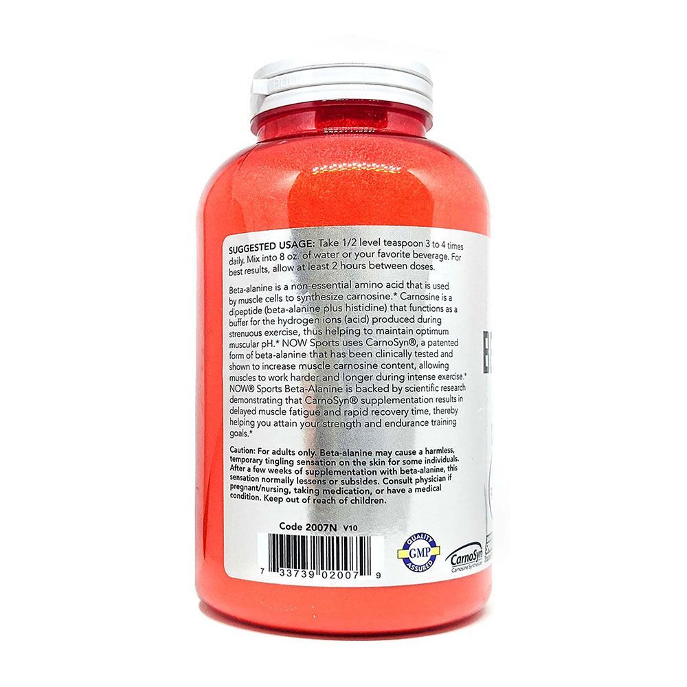 Now Beta Alanine 100% Pure Powder 500 g