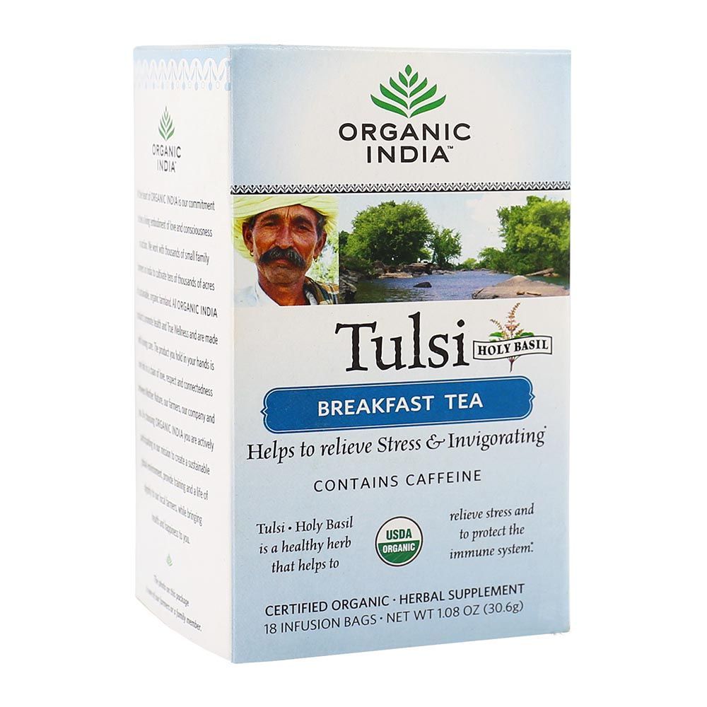 Organic India Tulsi Breakfast Tea Bag 18&#039;s