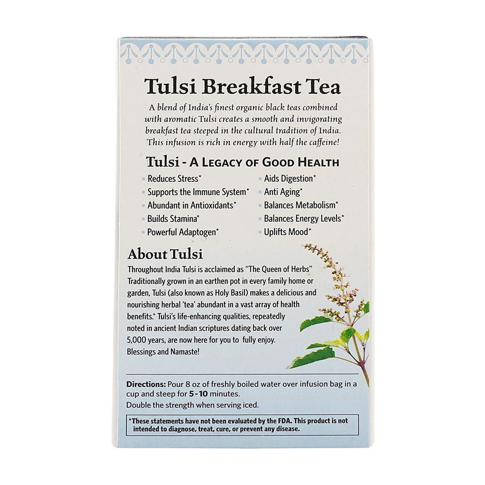 Organic India Tulsi Breakfast Tea Bag 18&#039;s