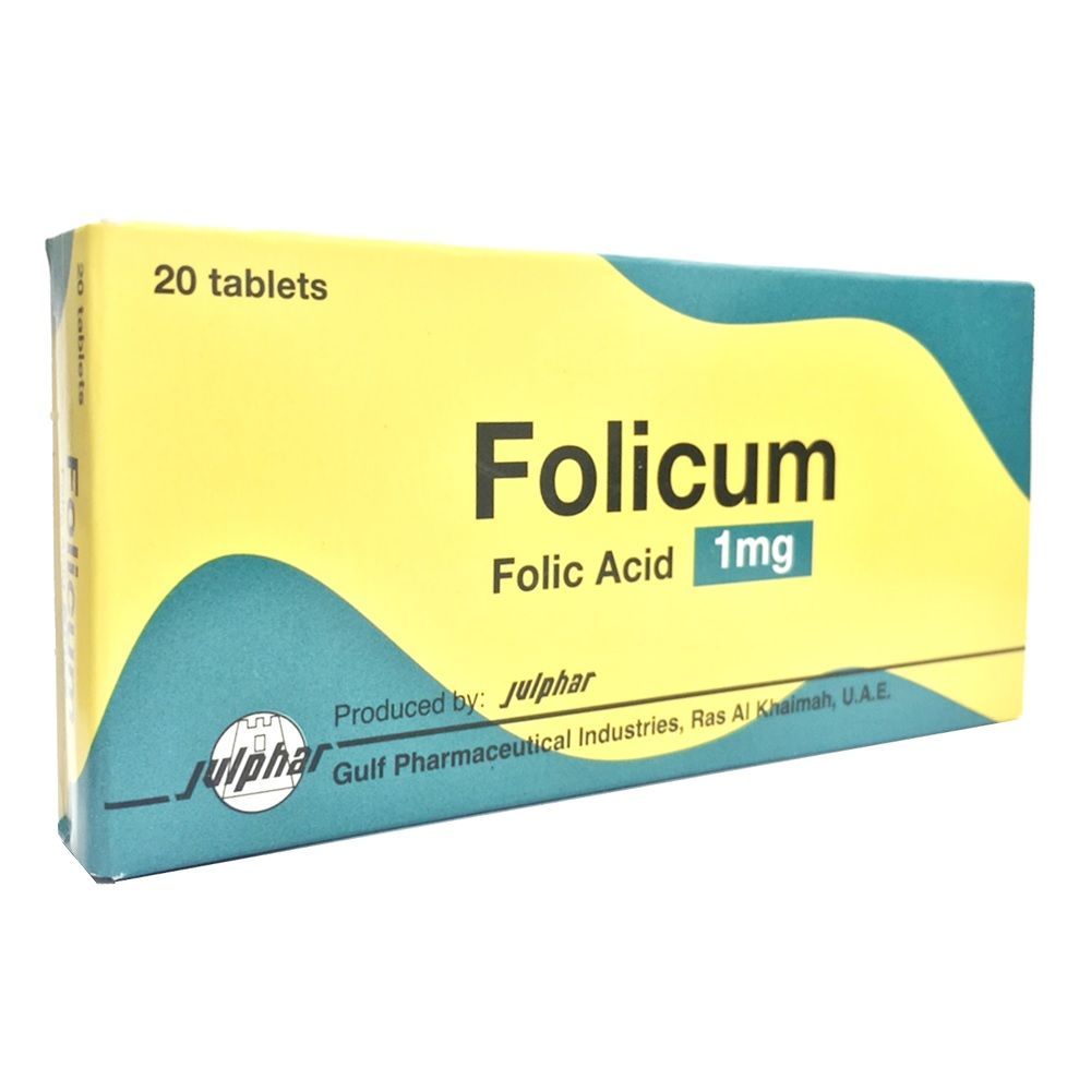 Folicum 1 mg Tablets 20&#039;s