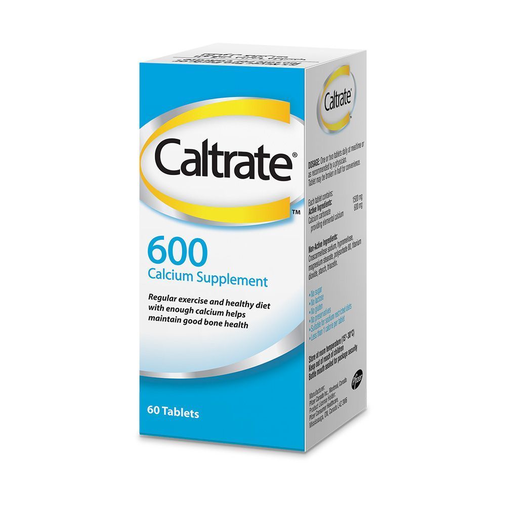 Caltrate 600 mg Tablets 60&#039;s