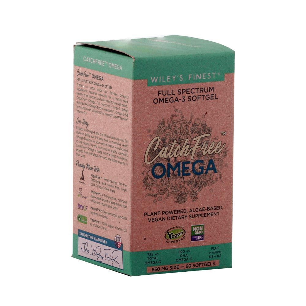 Wiley&#039;s Finest CatchFree Full Spectrum Omega 3 Softgel 60&#039;s