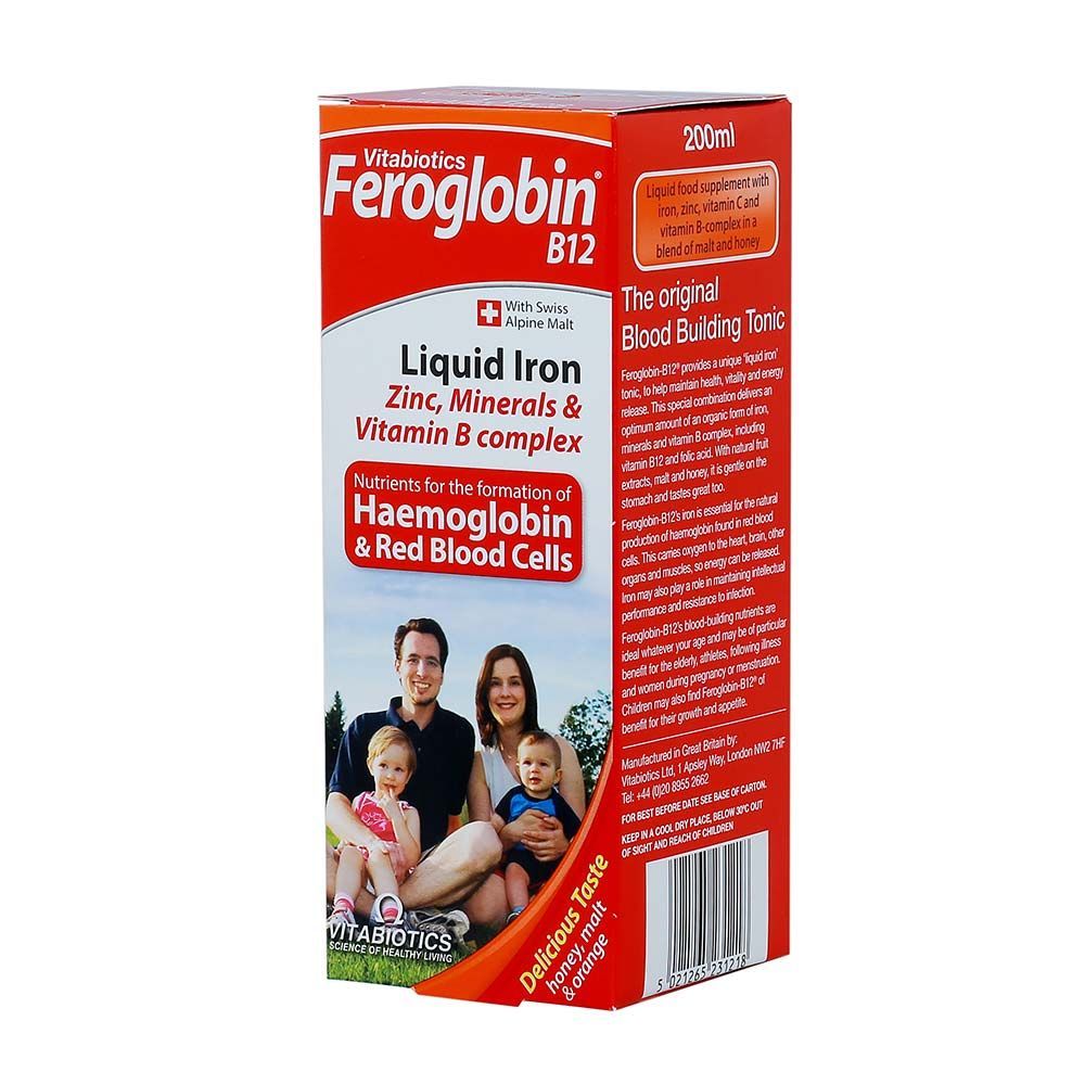 Vitabiotics Feroglobin B12 Syrup 200 mL