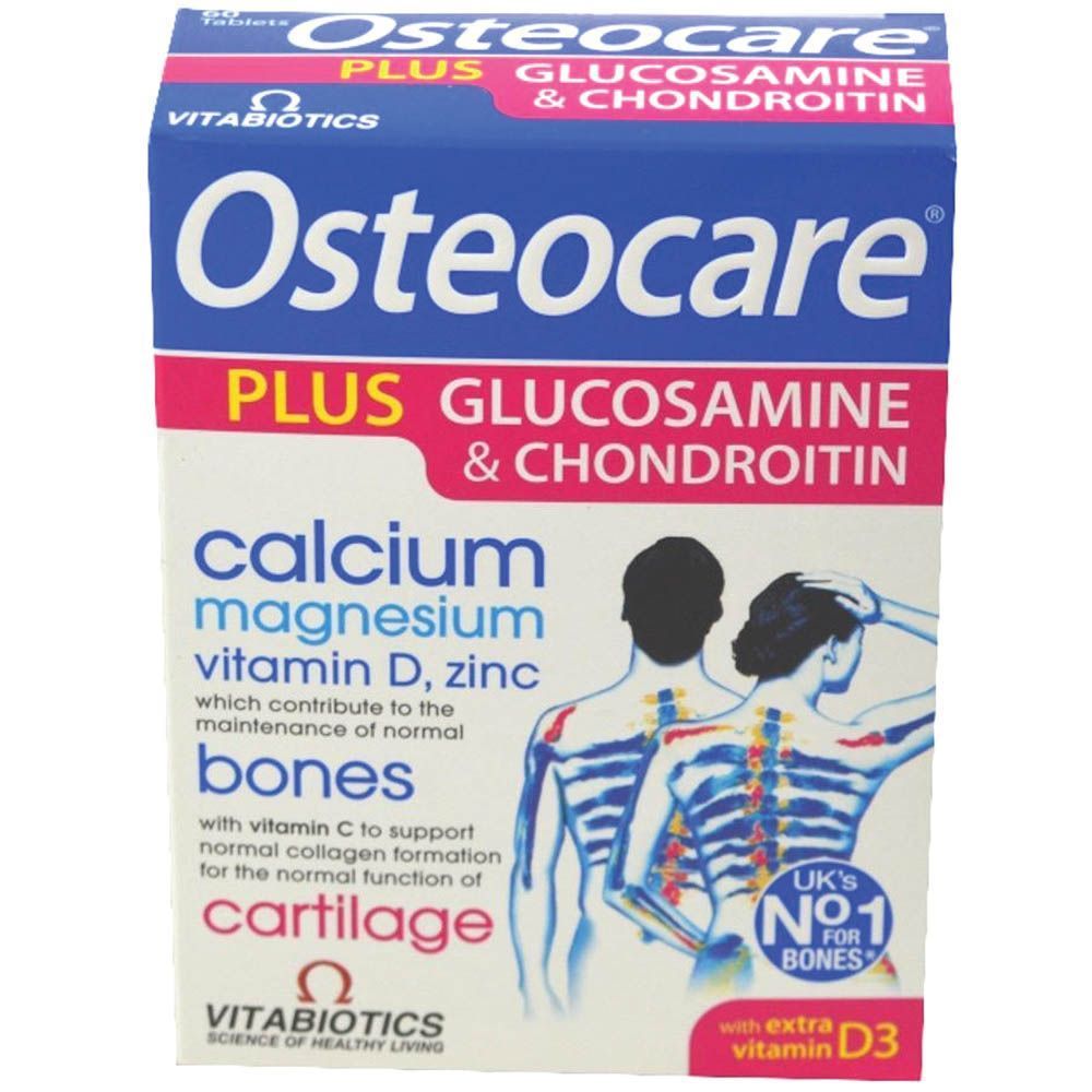 Vitabiotics Osteocare Plus Glucosamine And Chondroitin Tablets 60&#039;s