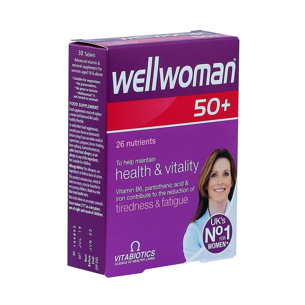 Vitabiotics Wellwoman 50+ Tablets 30&#039;s