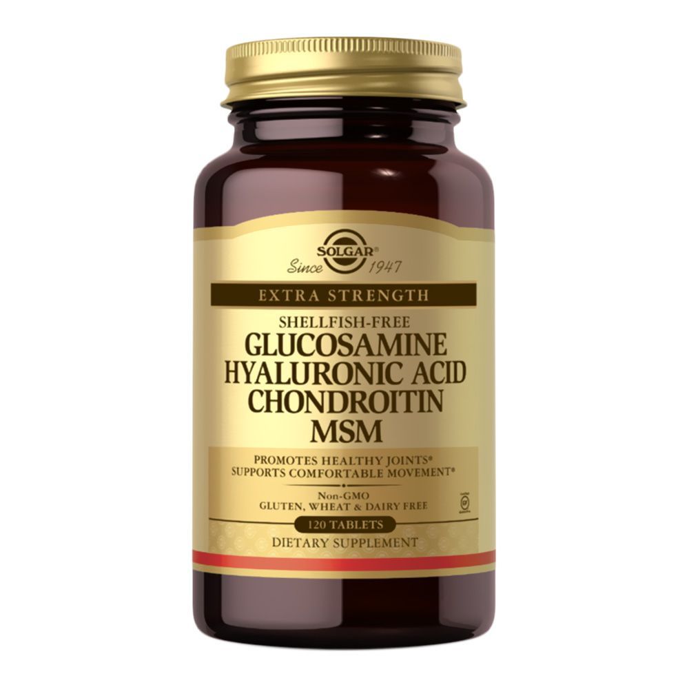 Solgar Glucosamine, Hyaluronic Acid, Chondroitin, MSM Tablet 120&#039;s