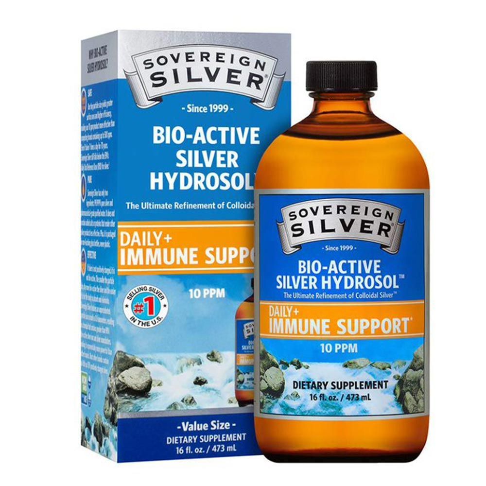 Sovereign Silver Daily+ Immune Support 10 PPM Syrup 16 fl.oz