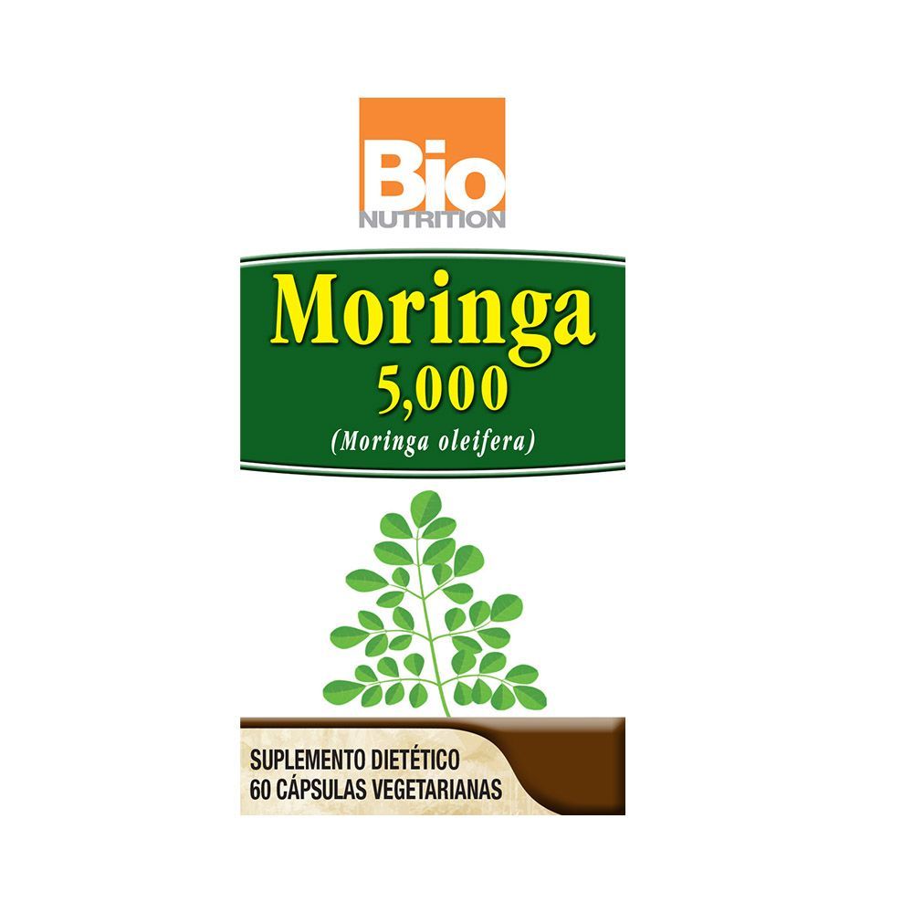 Bio Nutrition Moringa Super Food 5000 mg Vegetarian Capsules 60&#039;s