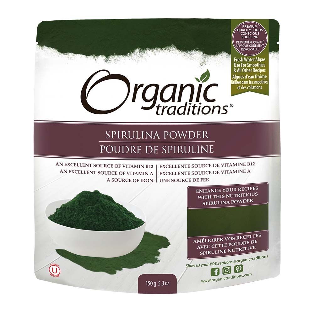 Organic Traditions Spirulina Powder 150 g