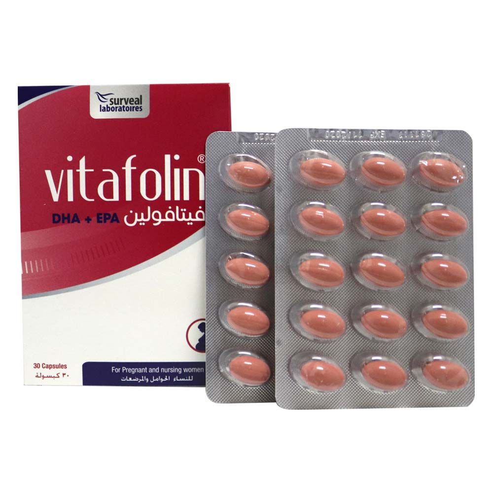 Vitafolin DHA + EPA Capsules 30&#039;s