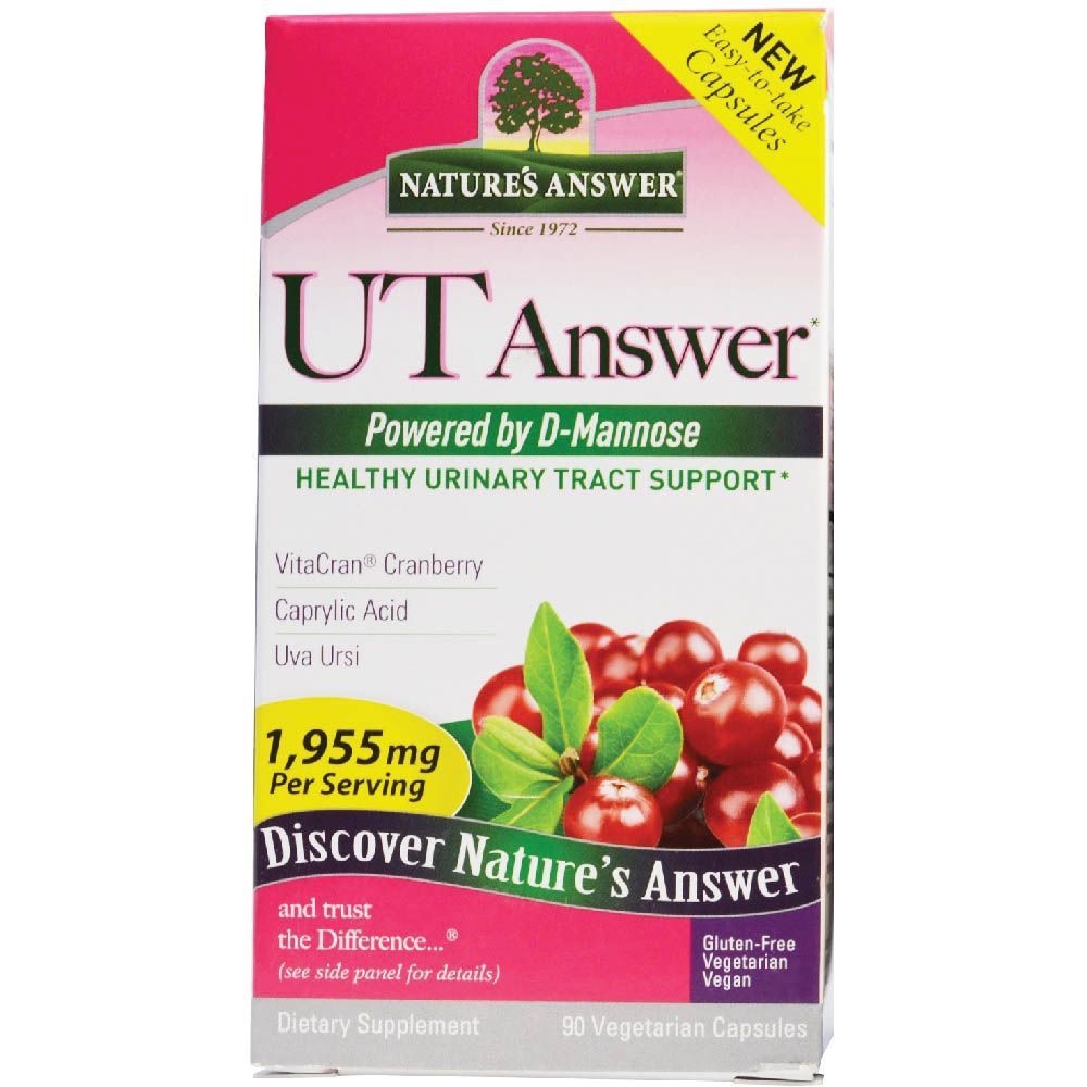 Nature&#039;s Answer UT Answer 1955 mg Vegetarian Capsules 90&#039;s,Expiry Date:September-2022