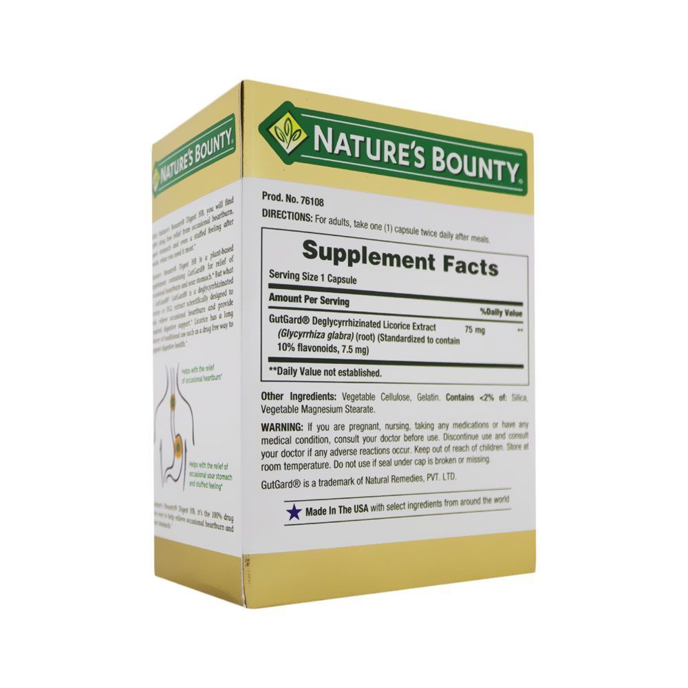 Nature&#039;s Bounty Digest HB Capsules 60&#039;s