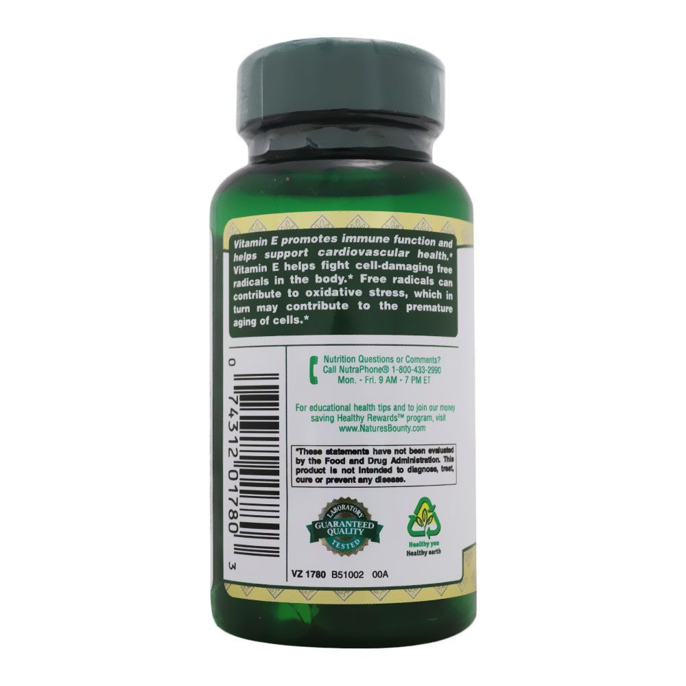 Nature&#039;s Bounty E-1000IU Pure dl-Alpha Softgels 50&#039;s