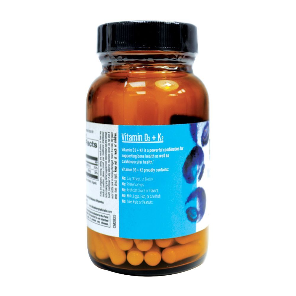 Blueberry Naturals Vitamin D3 + K2 Capsule 60&#039;s