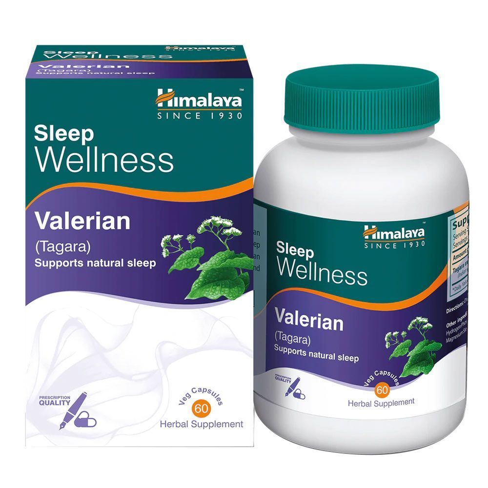 Himalaya Tagara Valerian Sleep Wellness Veg Capsules 60&#039;s