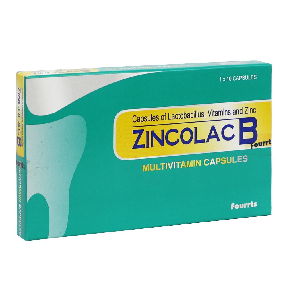 Zincolac B Capsules 10&#039;s