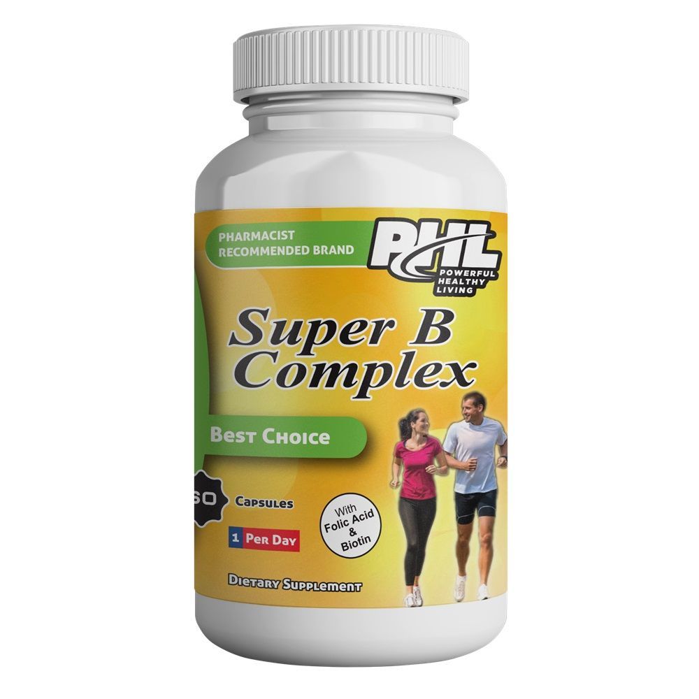 PHL Super B-Complex Capsules 60&#039;s