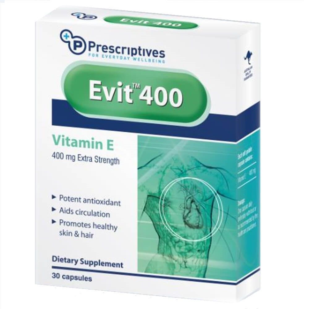 الوصفات الطبية Evit 400 مجم 30 كبسولة