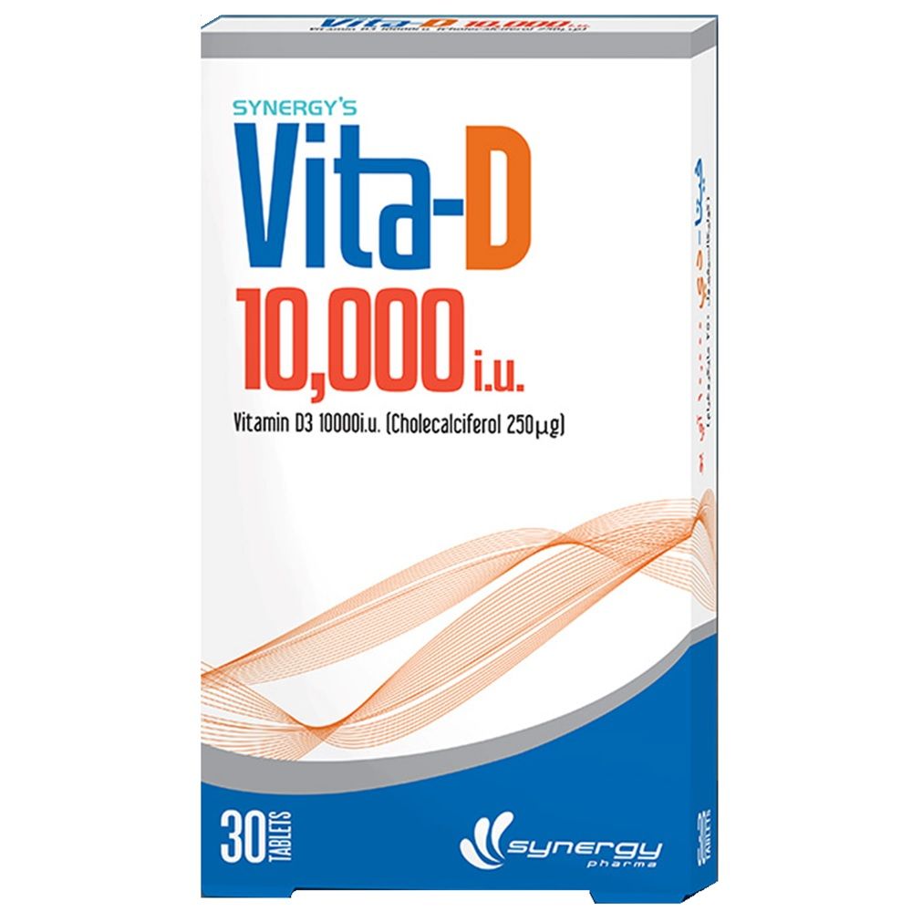 سينرجي Vita-D 10000 وحدة دولية 30 قرص